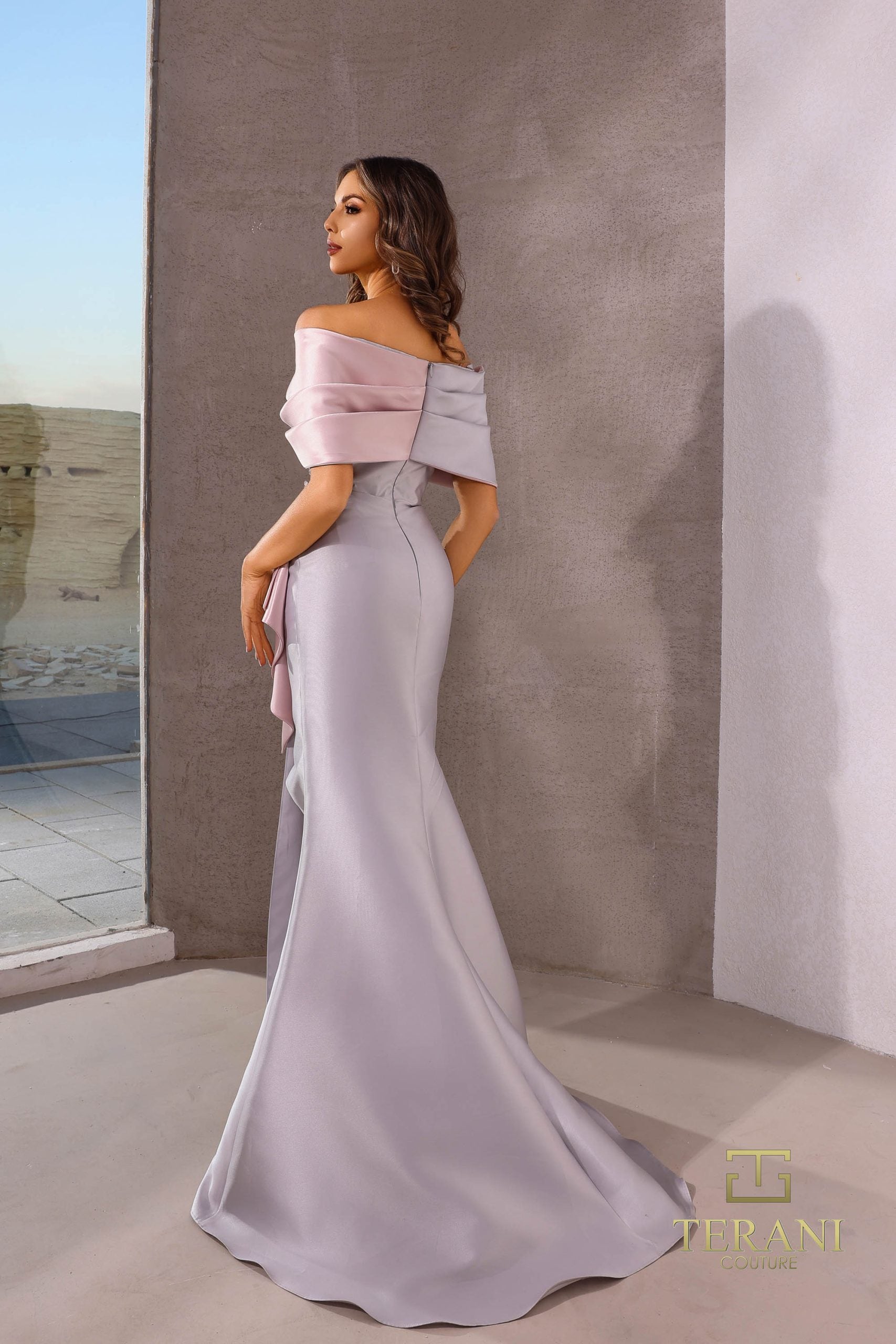 252M5324 – Bodycon Long MOB Dress