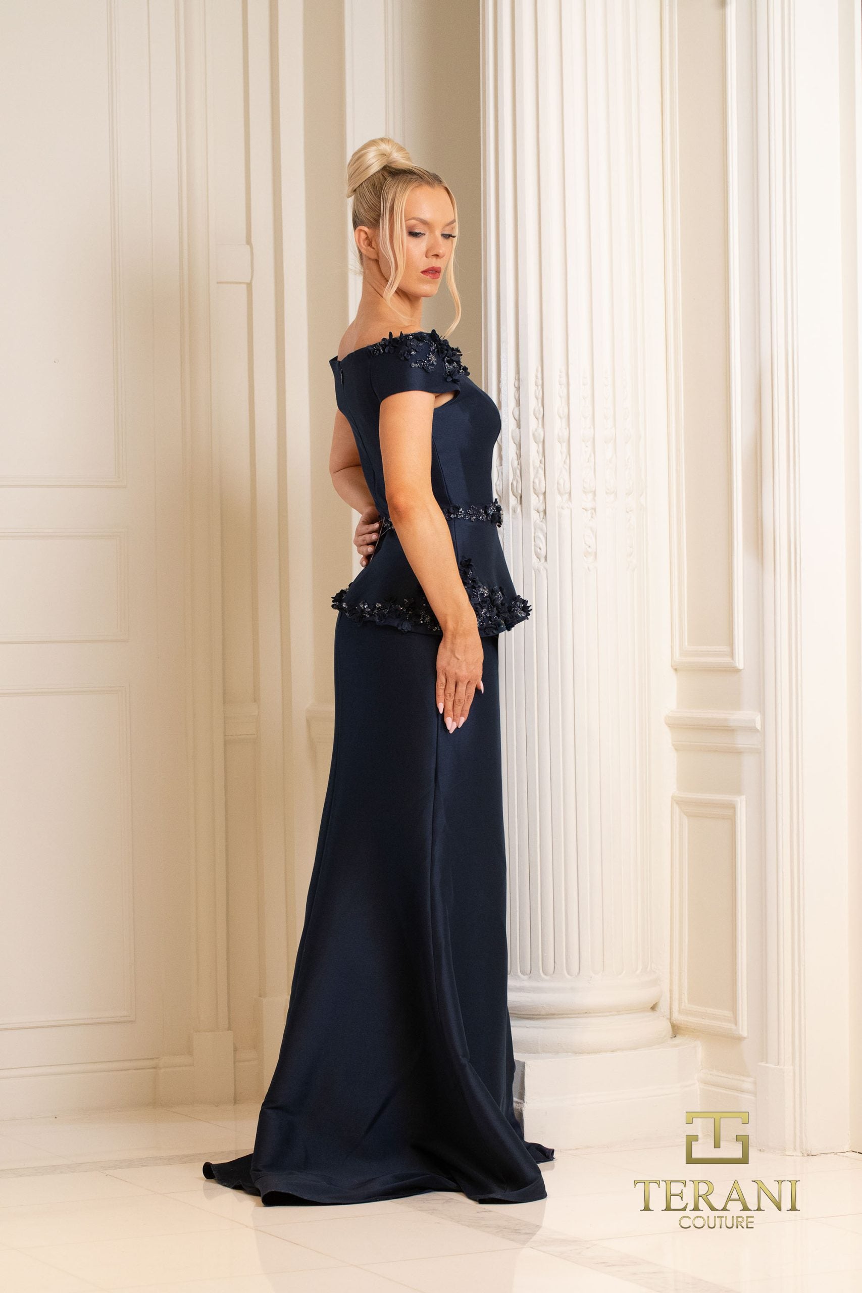 252M5328 – A-line Long MOB Dress