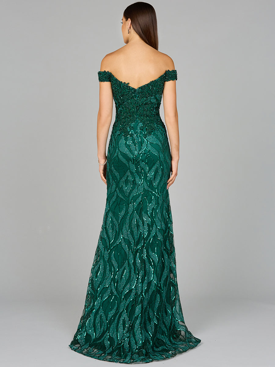 Off Shoulder, Mermaid Lace Gown