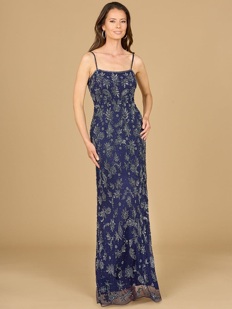 Sheath Gown with Long Sleeve Jacket