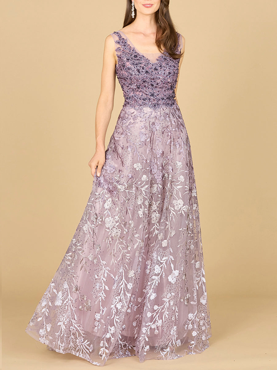 Ombre Lace Ballgown