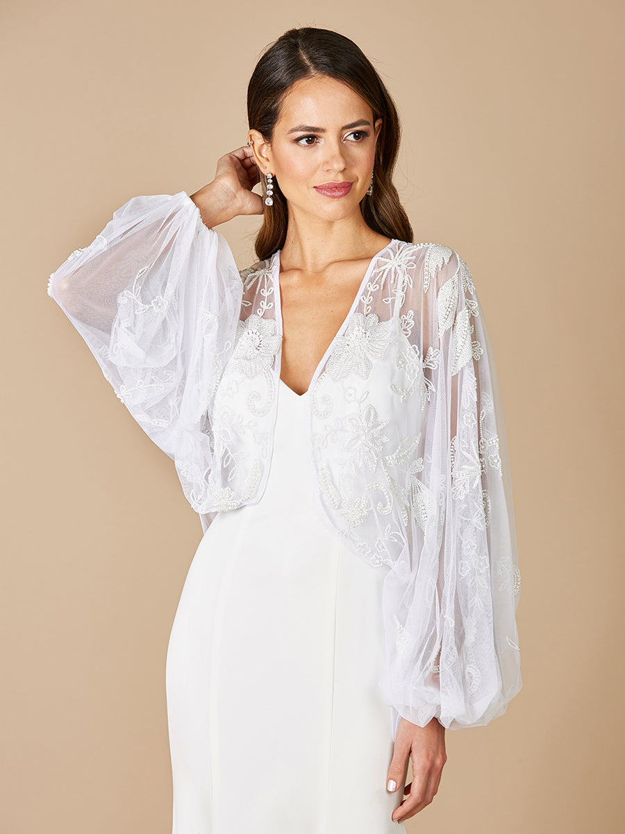 Gillian Beaded Bridal Jacket