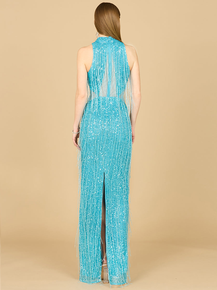 Carrie Fringe Beaded Dress - OUTLET