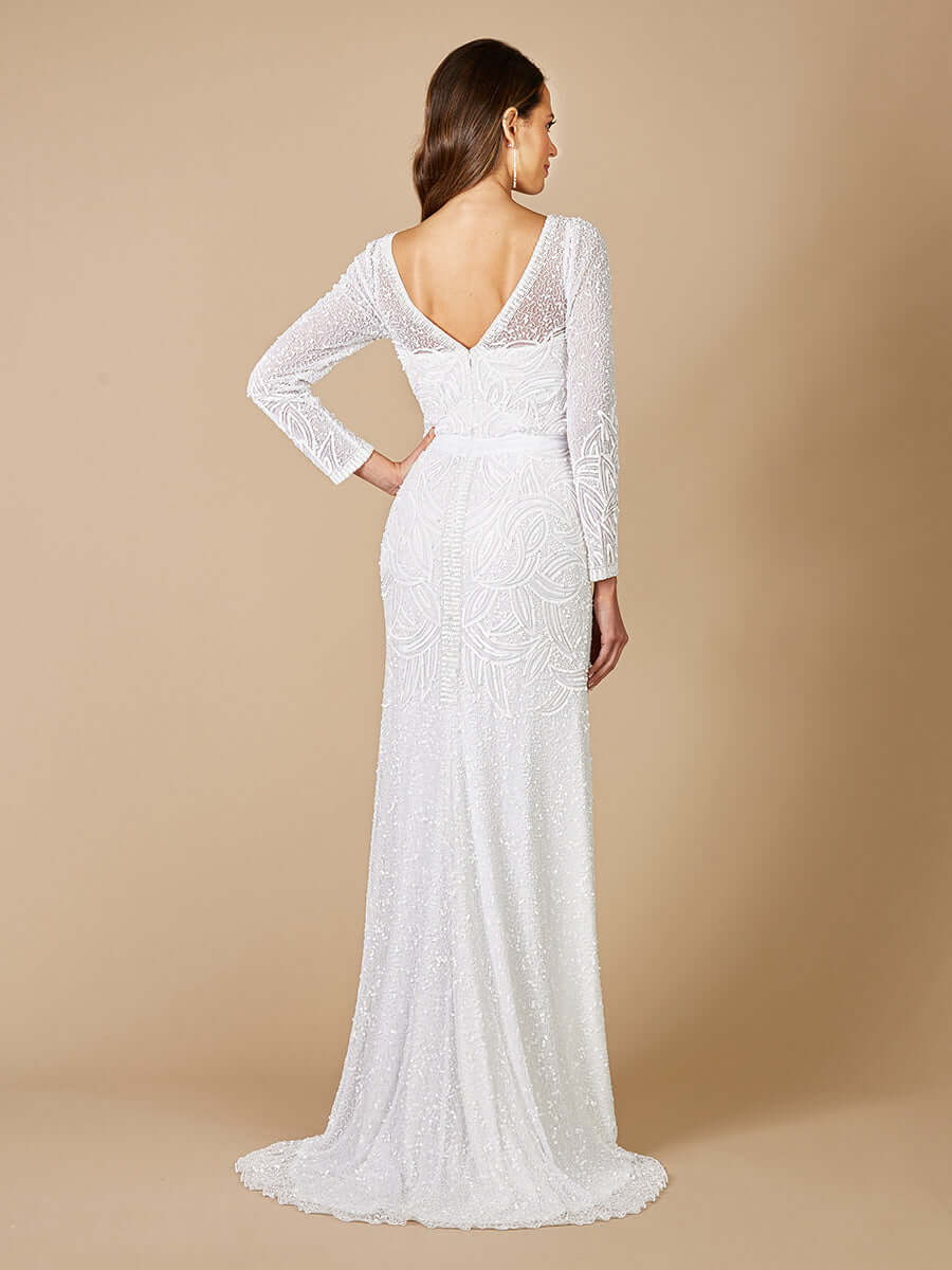 stylish full length long party wedding wear dress samina mughal luxxe collection dresses for women