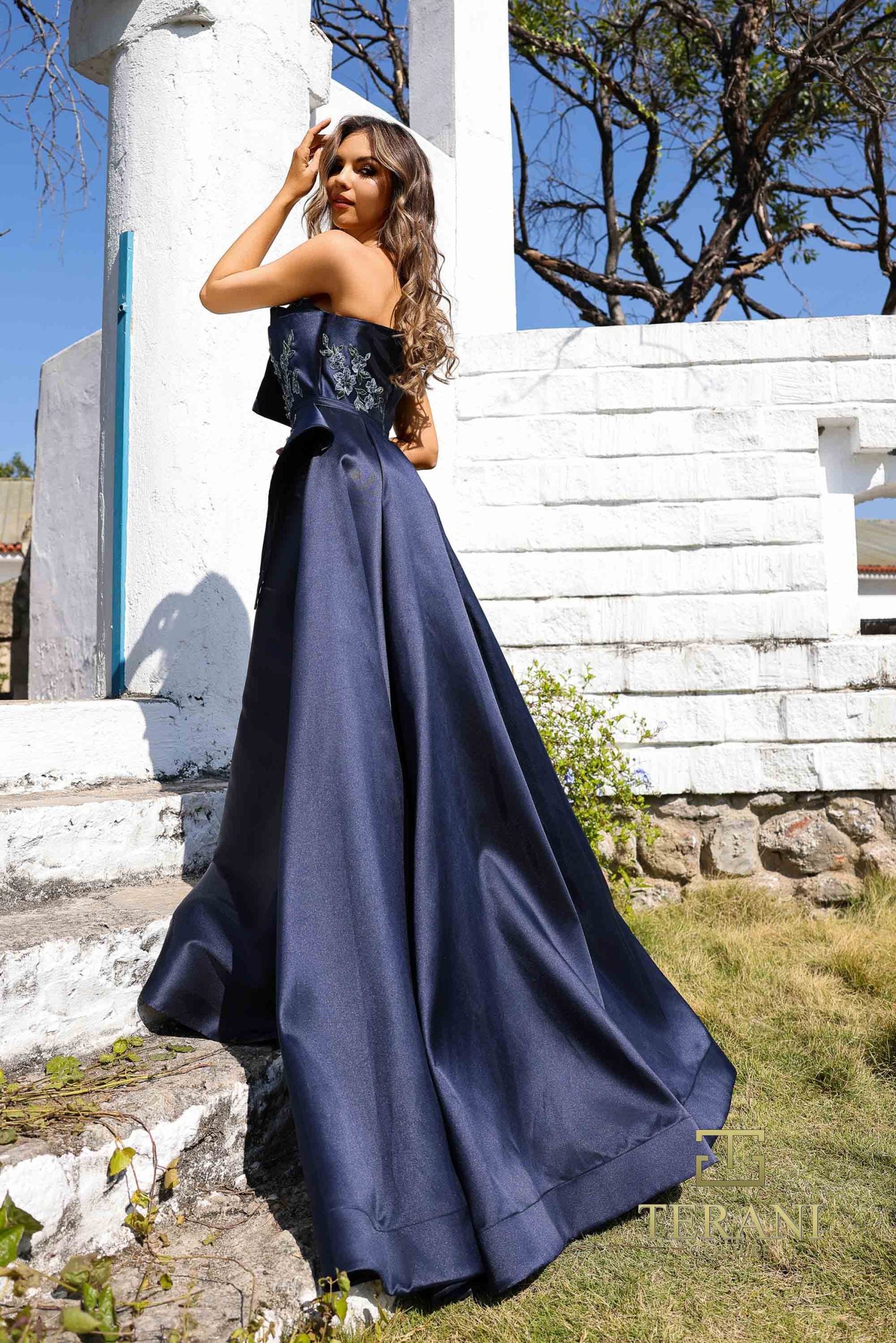 252M5309 – A-line Long MOB Dress