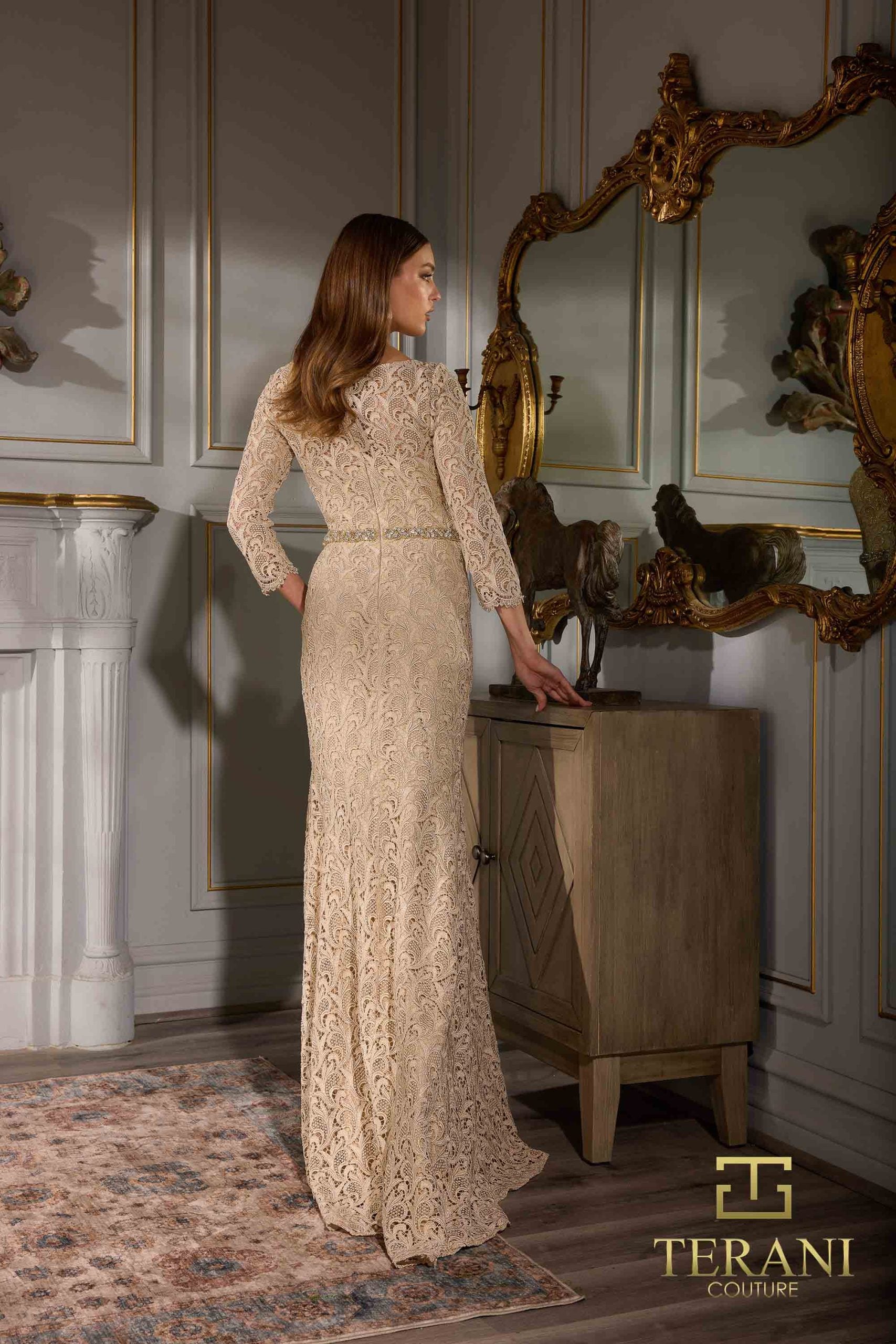 252M5331 – Bodycon Long MOB Dress