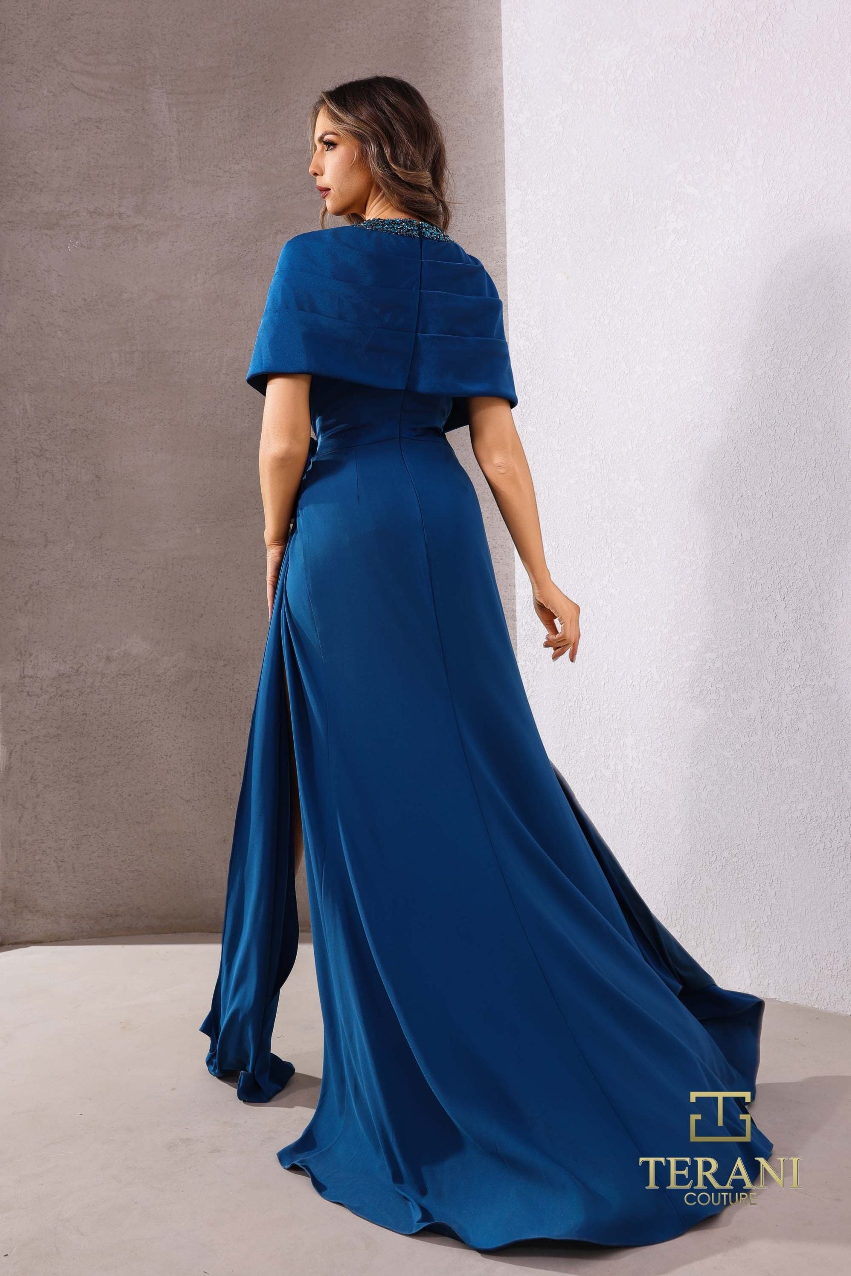 252M5304 – A-line Long MOB Dress