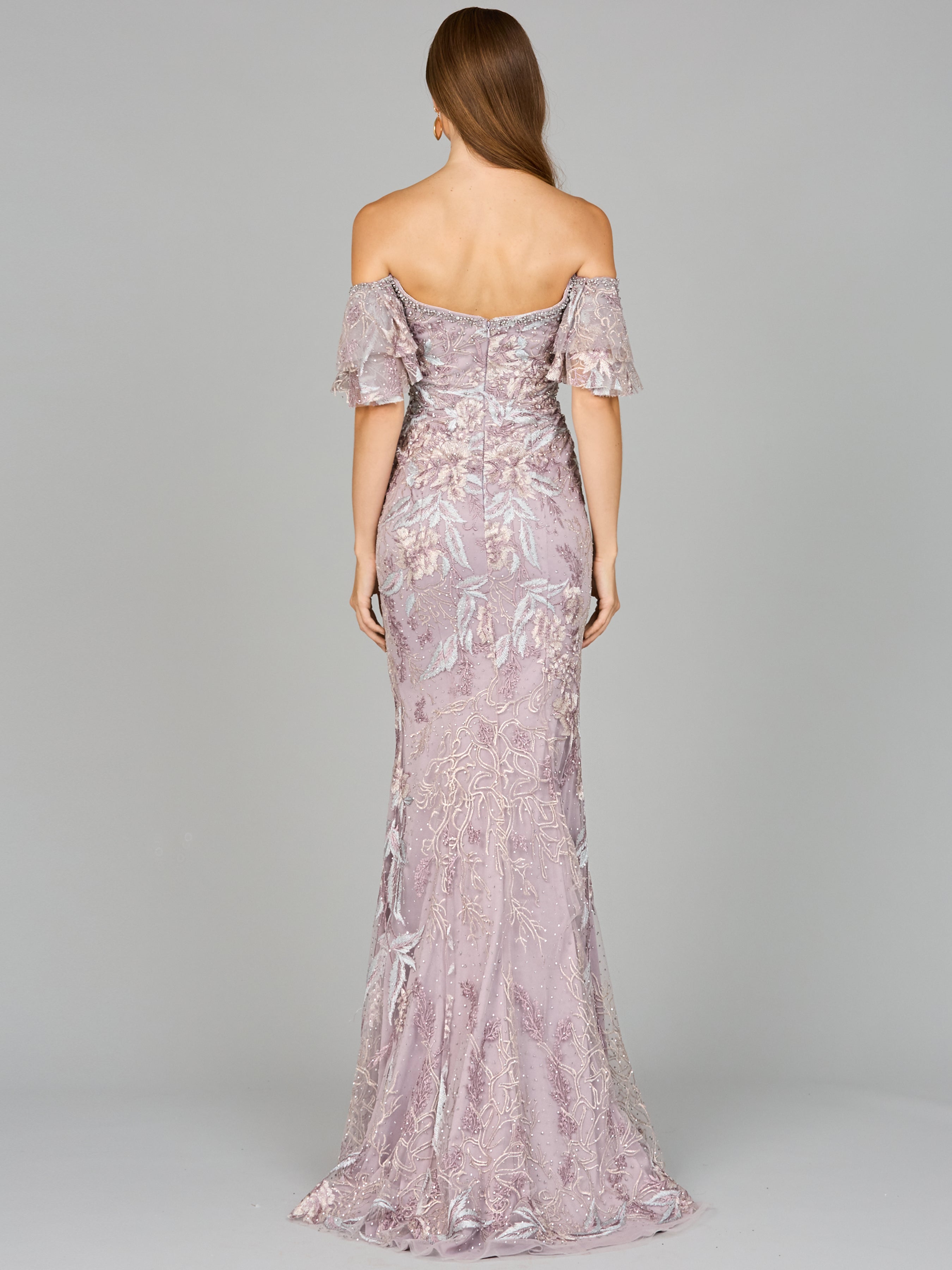 Off Shoulder Mermaid Lace Gown