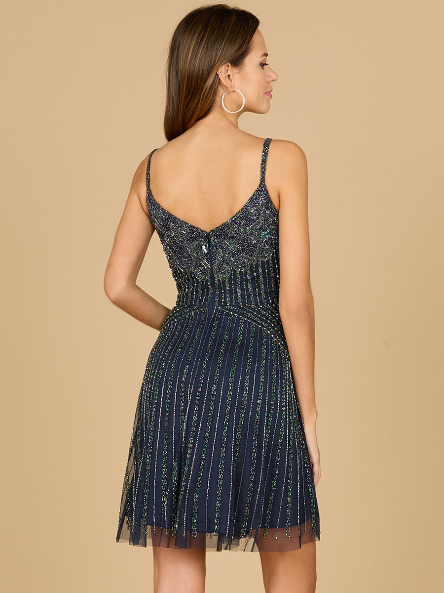 Spaghetti Strap V-Neck Dress