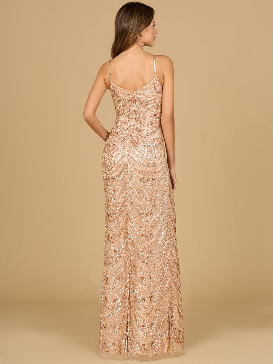 Scoop Neck Beaded Dress