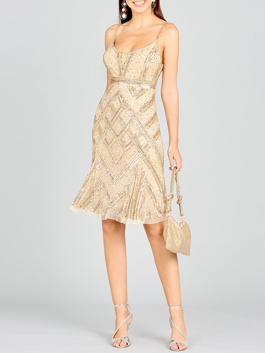 Beaded Midi Dress