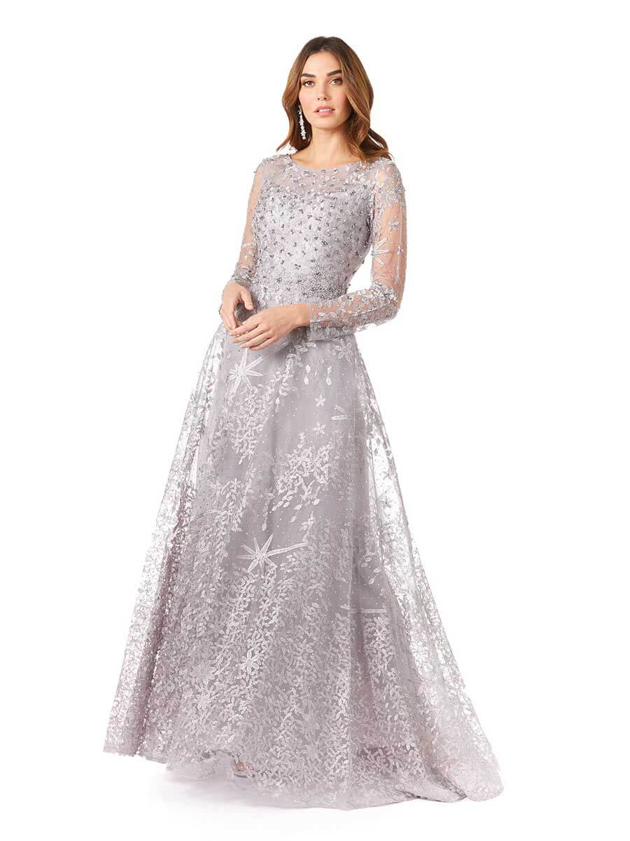 29759 - Long Sleeves Ballgown Fully Embellished