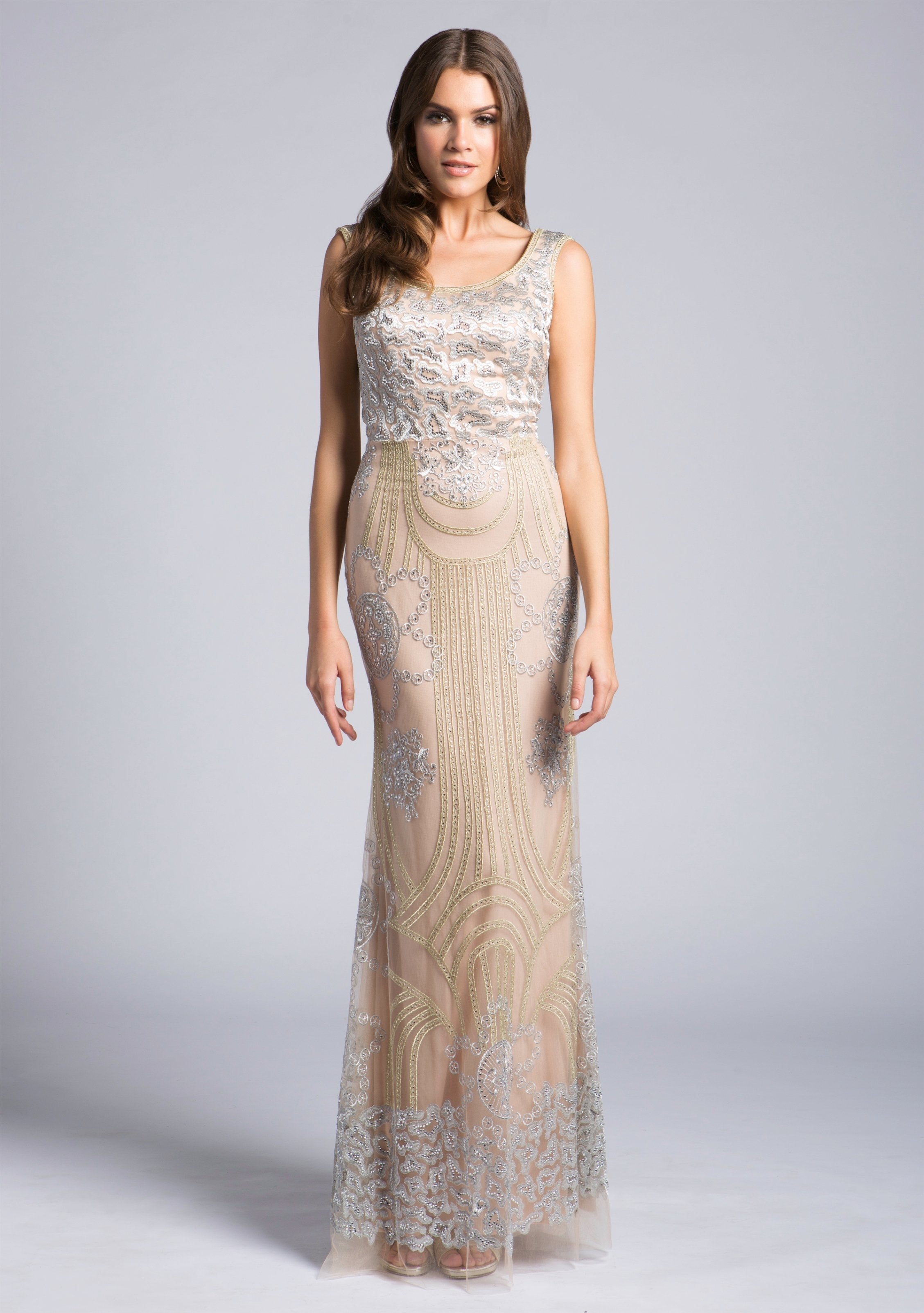 Lara 33622 - Lace Beaded Gown OUTLET