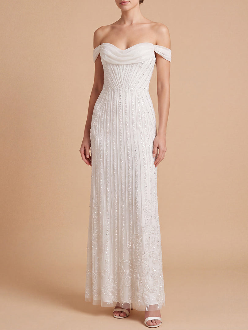 Off Shoulder Corset Bridal Gown | 51238
