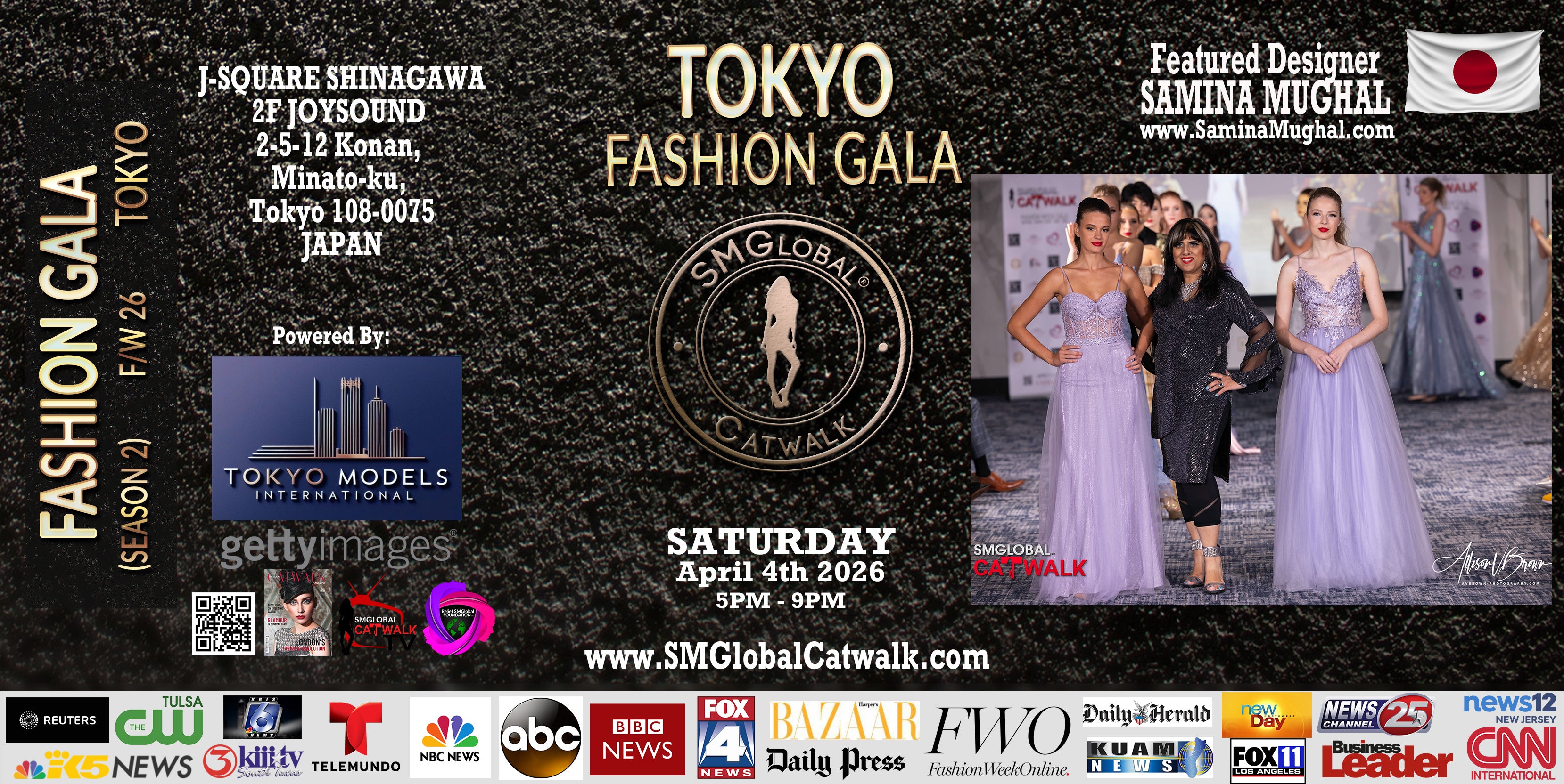 TOKYO FASHION GALA (F/W 26) – Saturday April 4th, 2026
