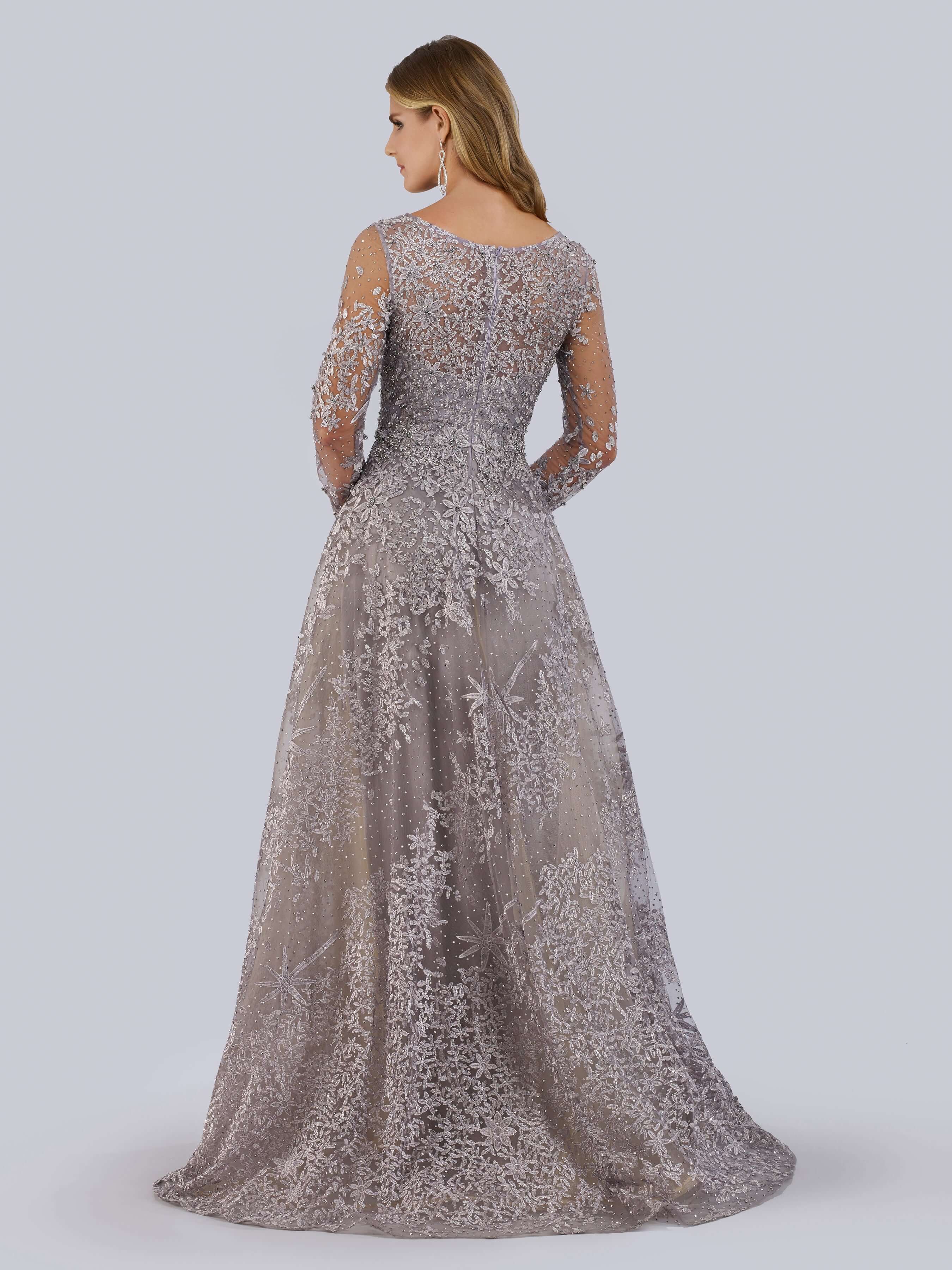 29759 - Long Sleeves Ballgown Fully Embellished